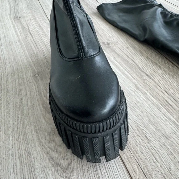 Letar Black Stretch Boots - Picture 8 of 13